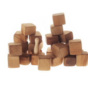 dřevěné kostky
